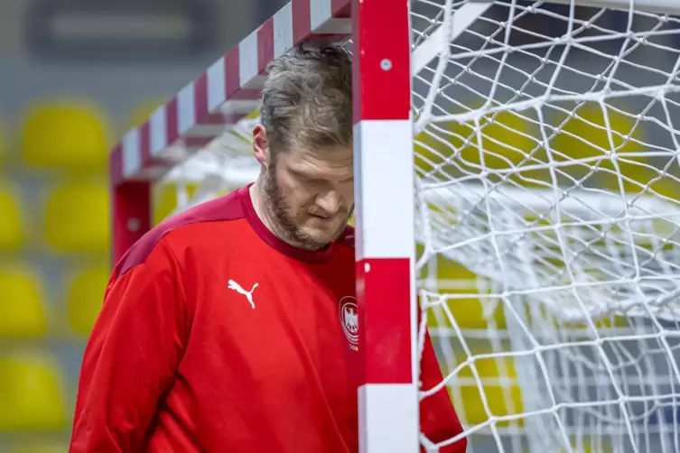 Nur Training, kein Spiel: der deutsche Torwart Johannes Bitter. 