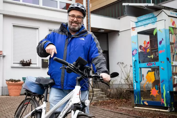 Mit dem Rad will Achim Ruf dereinst zwischen Mörsbach und Zweibrücken strampeln. Allein der Radweg fehlt – noch.