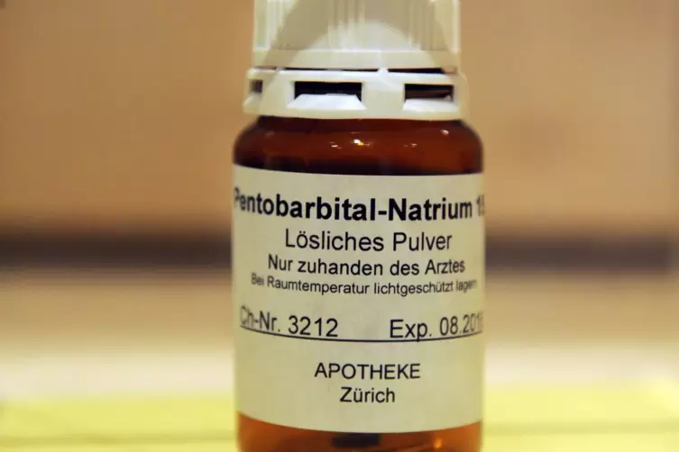 Natrium-Pentobarbital als Wirkstoff für den assistierten Suizid.