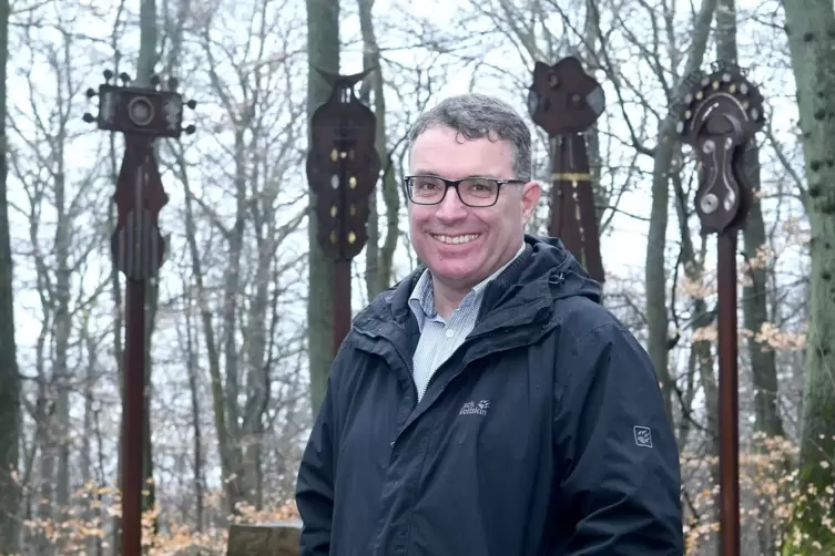 Reiner Bauer an einem seiner Lieblingsorte in der VG Kirchheimbolanden, dem Wildensteiner Tal.