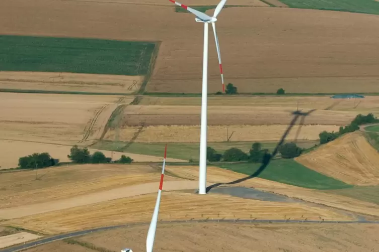 Windräder bei Herschweiler-Pettersheim.