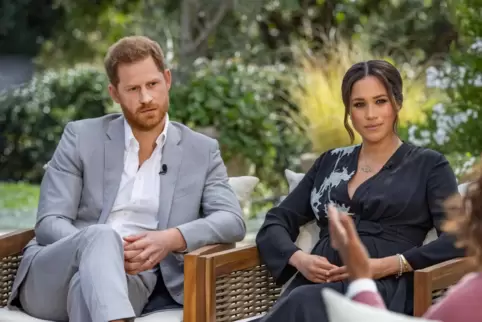 Ophrah Winfrey interviewt Prinz Harry und Meghan. 