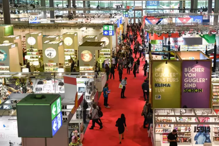 Wegen der Corona-Pandemie fand die Frankfurter Buchmesse (hier ein Bild aus dem Jahr 2019) im vergangenen Oktober komplett digit