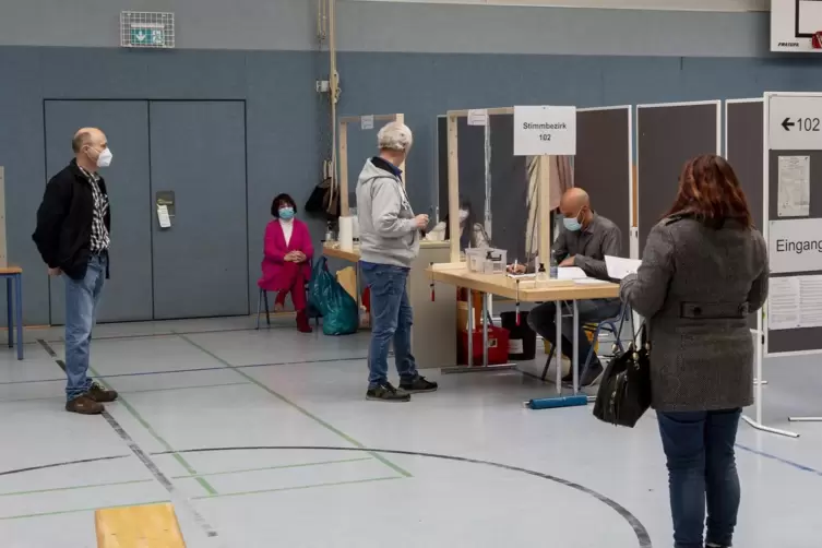 Die Bürger hatten das Wort, die Bewerber müssen nun mit dem Ergebnis leben: Landtagswahl in der Landstuhler Grundschule „In der 