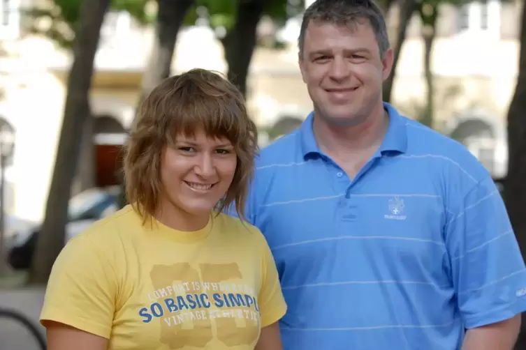 Tolle Kombination im Jahr 2007: Barbara Bandel und Volker Heyer.