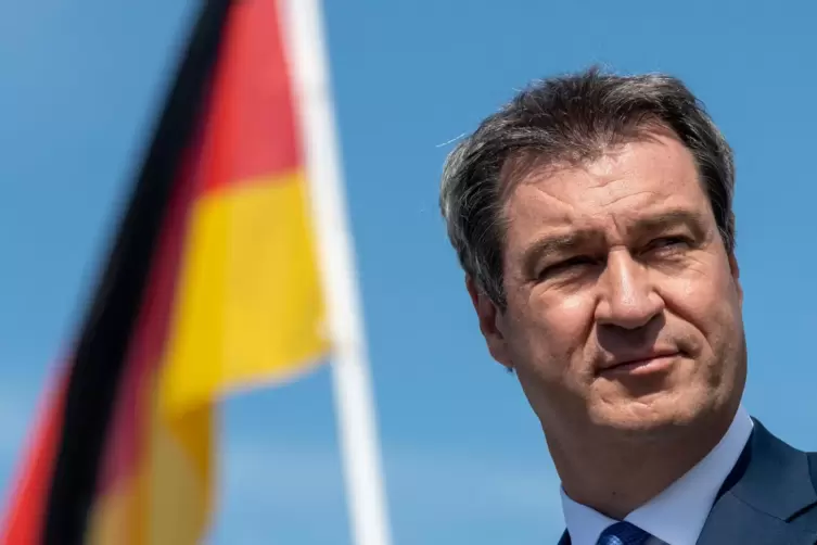 Posiert gerne staatstragend: Markus Söder.