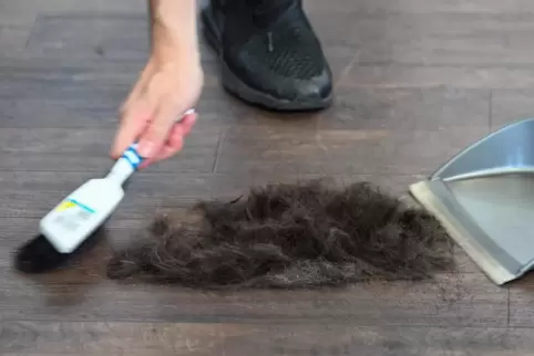 Für Friseurläden sind die Haarreste ein Abfallprodukt. 