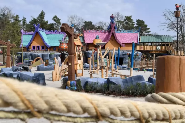 Der neue Themenbereich „Wickieland“ im Holiday Park. 