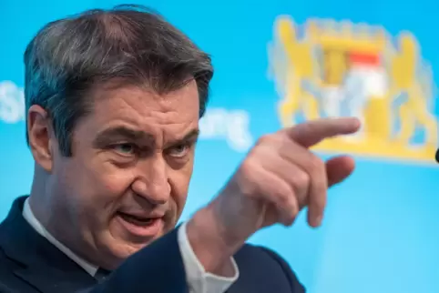 Da geht’s lang: Markus Söder macht gerne Ansagen, auch gegenüber der Schwesterpartei CDU.