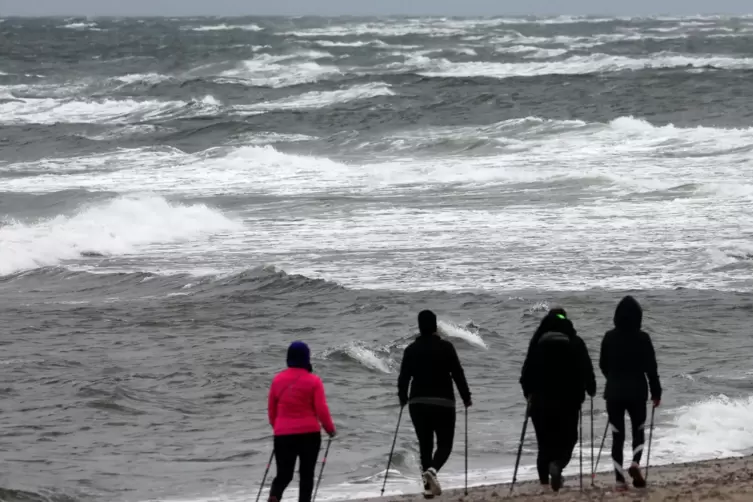 Wenn auch nicht am Meer, so doch am Rhein: Nordic Walking ist in Speyer am Sonntag möglich.