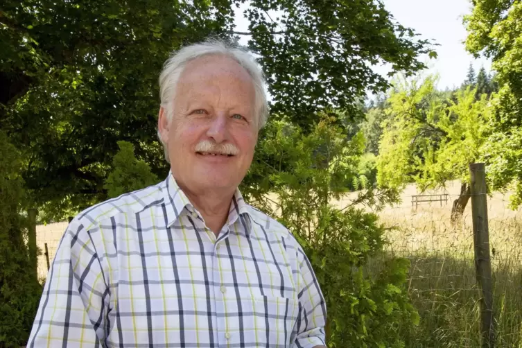 Klaus Meckler, Vorsitzender des Fördervereins Burg Hohenecken. 