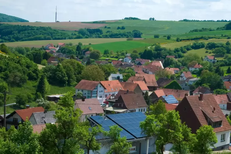 Ein Blick über Henschtal. 