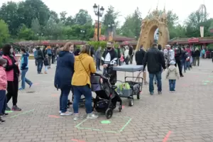 Im Juni 2020 strömten nach dem ersten Lockdown Besucher in den Holiday Park. 