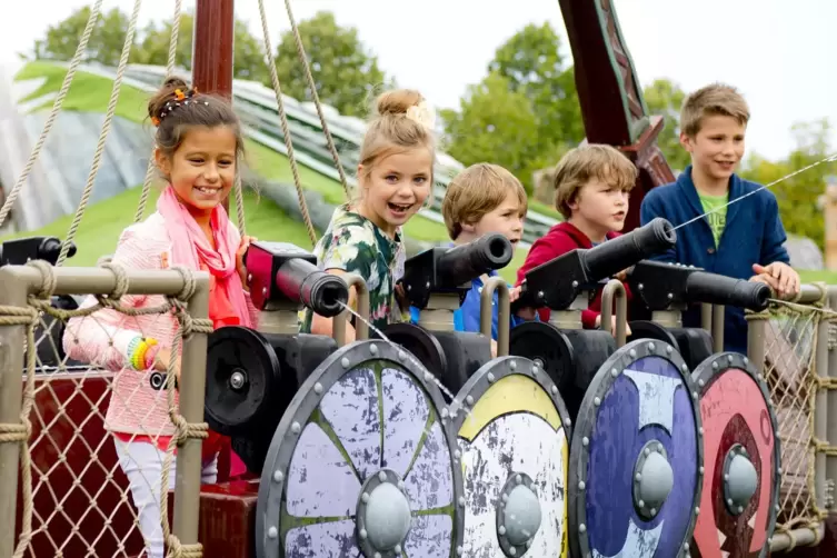 Öffnet im Juli: der Wasserspielplatz „Splash Battle“. 