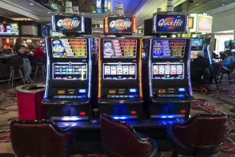 Automaten in einem Kasino im US-Staat Nevada. 