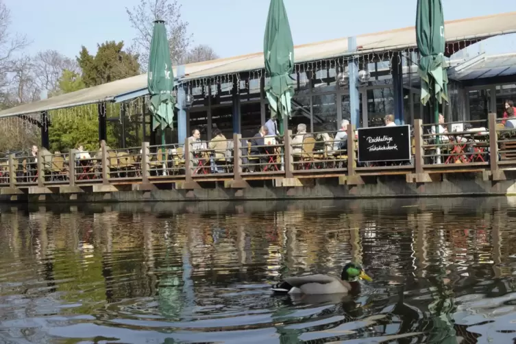 Bereits jetzt gibt es im Luisenpark mehrere gastronomische Angebote.