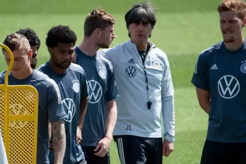 Bereit: Joachim Löw.