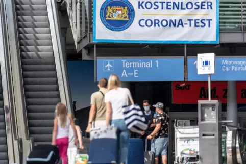 Die Impfung erfolgte am Münchner Airport.