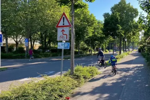 Radler werden auf die Straße geleitet: Fahrradstraße als bessere Idee für die Fritz-Ober-Straße? 