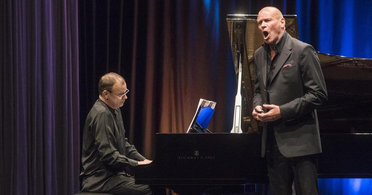 Winterreise Bei Sommerlichen Temperaturen Bo Skovhus Singt Schubert In Der Fruchthalle Kaiserslautern Die Rheinpfalz