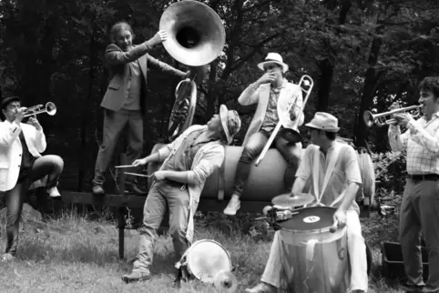 Die „Wandermusikanten“ um die Gebrüder Vanecek.