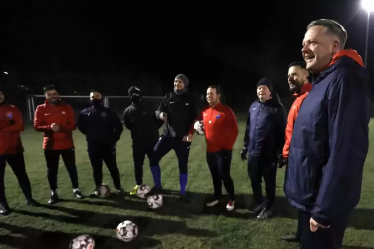 Die Aufstiegssaison: Trainer Steven Kruse (rechts).