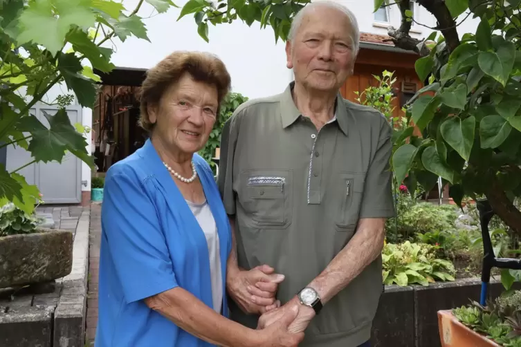 Urban und Elisabeth Schwarzmüller haben sich in Schwanheim kennen und lieben gelernt. 