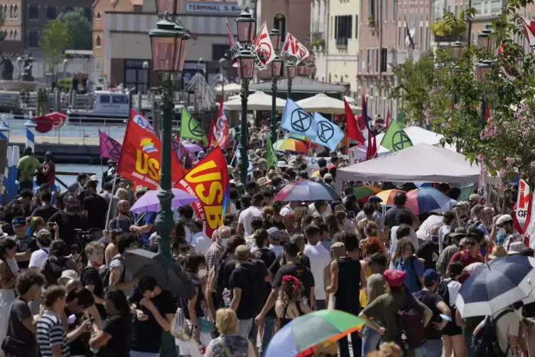 Während des G20-Gipfels der Wirtschafts- und Finanzminister in Venedig kam es auch wieder zu Demonstrationen.