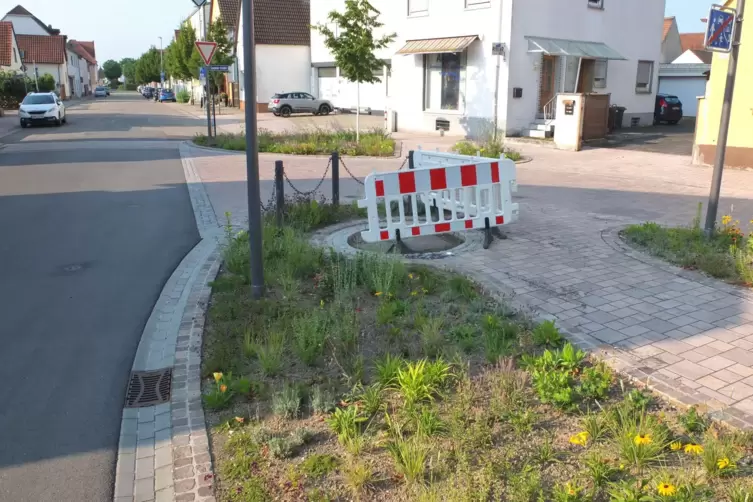 Ganz nach vorne gerückt: Der künftige Standort des Kreuzes auf dem Schifferstadter Kreuzplatz. 