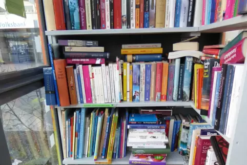 Bücherhaisl am Berliner Platz: Auch hier beklagen die Betreuerinnen Vermüllung.