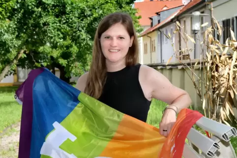 Regenbogenfahne: Sie gilt als Zeichen der Toleranz und Akzeptanz – Werte, die auch Katrin Maino und ihre Kollegen im Arbeitskrei