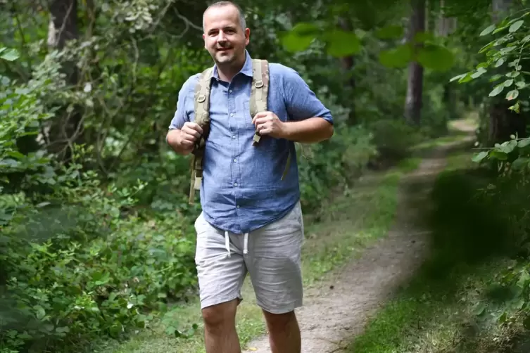 „Man muss gar nicht weit weg, um schöne Wanderstrecken zu finden“: Bernd Beitz.