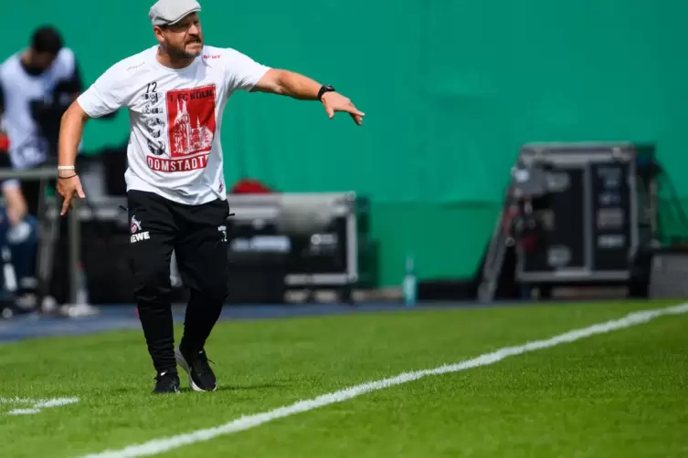 Neue Mütze, neuer Klub: Steffen Baumgart, Trainer des 1. FC Köln. 