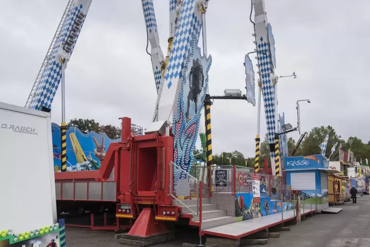 Ob auch in diesem Jahr Attraktionen wie die XXL-Schaukel auf dem Messeplatz stehen, entscheidet sich in den kommenden Wochen. 