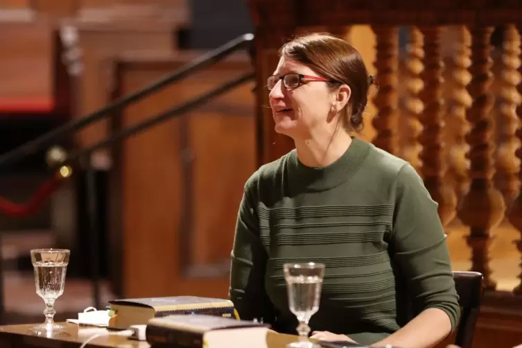 Heimspiel: Juliane Stadler liest in der Dreifaltigkeitskirche.