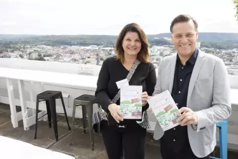 Kennen viele schöne Plätze in Kaiserslautern: Sabine und Holger Wienpahl. 