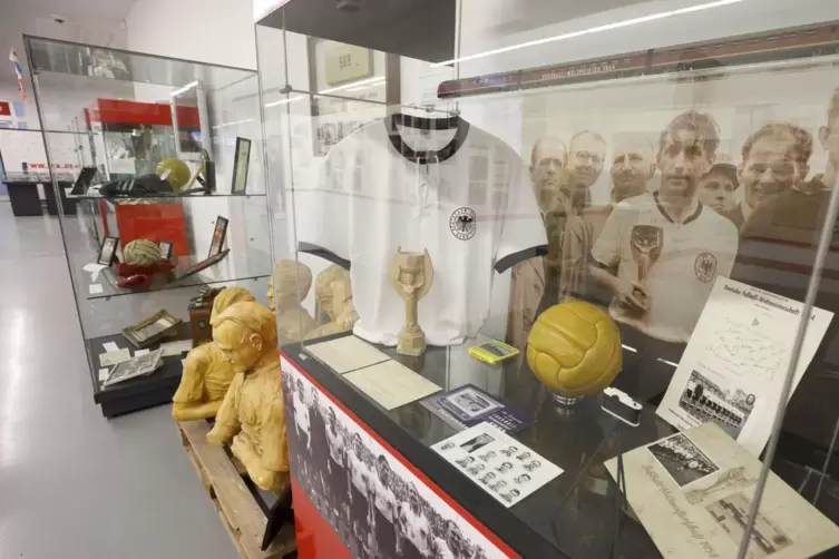 Hauptdarsteller: Kaiserslauterns großem Sohn und FCK-Legende Fritz Walter ist im FCK-Museum gebührend Platz eingeräumt. 