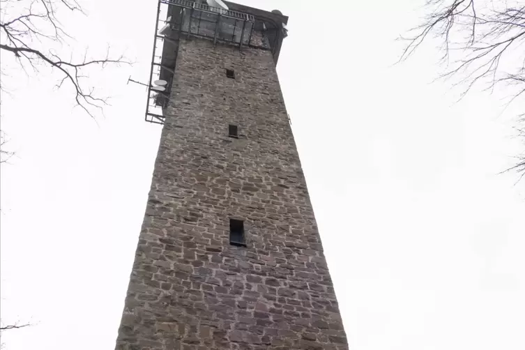 Der Potzbergturm ist seit 2017 für die Öffentlichkeit gesperrt. 