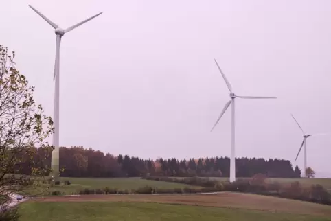 Anlagen des von BayWA re gebauten Windparks Bedesbach im Kreis Kusel. Das Unternehmen erkundet aktuell zwei Standorte beim Wahle