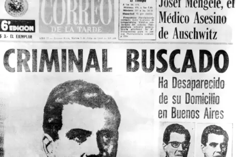 In Argentinien ersmals aufgespürt: Josef Mengele.
