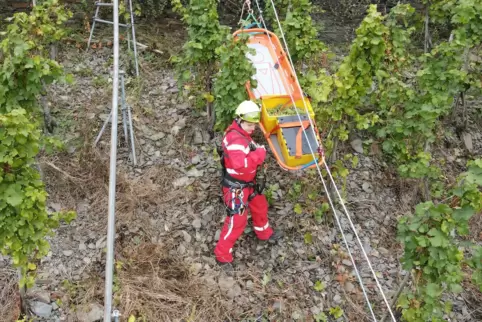 20 Stunden waren die Höhenretter im Einsatz. 