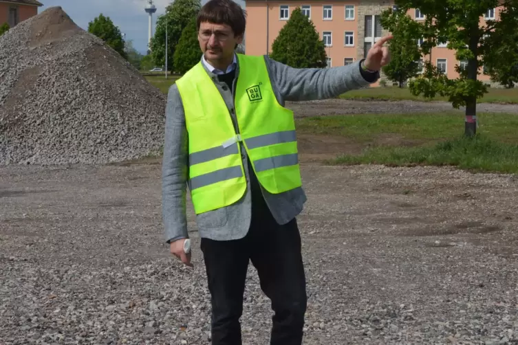 Baustelle Bundesgartenschau: Der Kulturbeauftragte Fabian Burstein gibt die Leitlinien vor. 