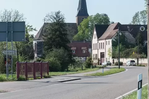 Blick auf Gommersheim.