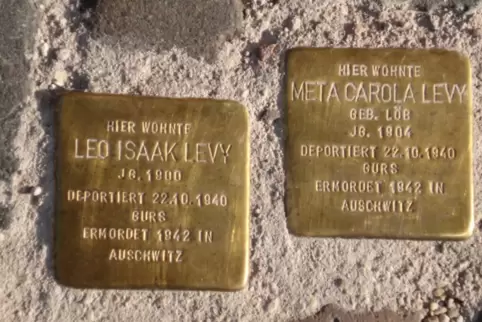 Leo Isaak Levy, geboren am 12. Mai 1900 in Busenberg, Kirchstraße 4, war verheiratet mit Carola Meta, geborene Löb aus Schiffers