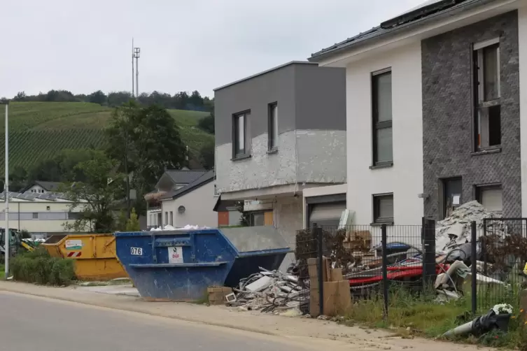 Das Neubaugebiet iin Bad Neuenahr-Ahrweiler war stark betroffen von der Flut. 