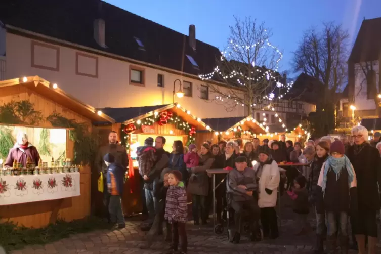 Adventsmarkt in Herxheim.