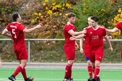 Die in der A-Klasse spielenden Fußballer der TSG Eisenberg möchten am Sonntag möglichst oft Grund zur Freude haben. 