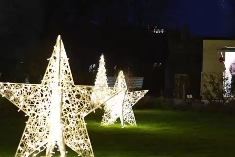 Die Beleuchtung im oberen Kurpark kommt gut an. 