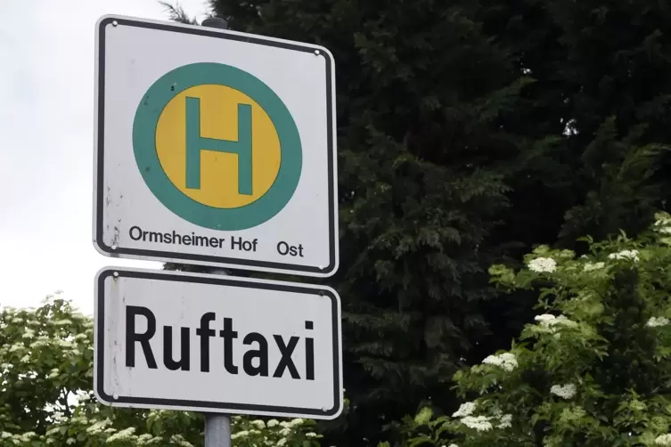 Das Ruftaxi ist Teil des öffentlichen Nahverkehrs. 