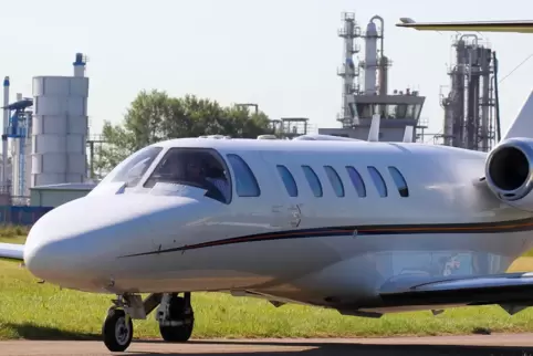 Jet auf dem Flugplatz Speyer: Die Anzahl der dort stationierten Flugzeuge dieser Gattung wächst.